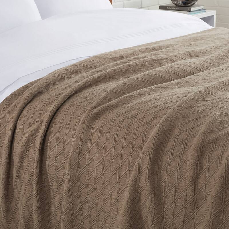 Aston & Arden Eucalyptus Tencel and Cotton Thermal Throw