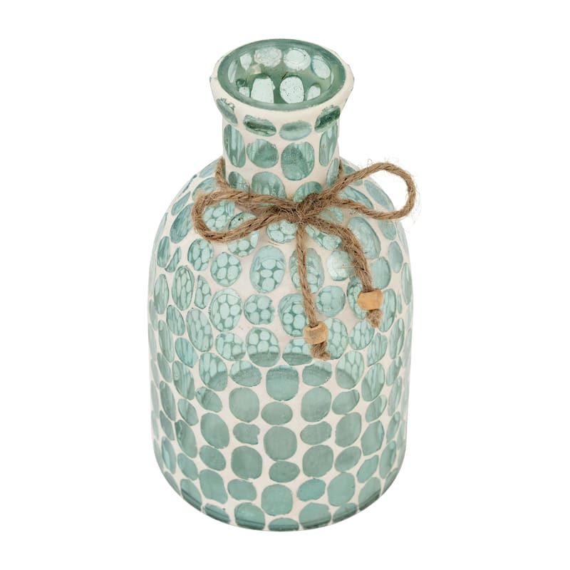 Sagebrook Home Glass Mosaic Vase