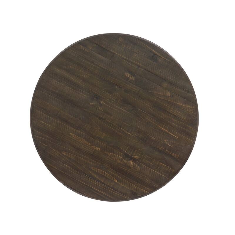 Magnussen Home Bellamy Peppercorn Round Cocktail Table - 40''W x 40''D x 18.5''H