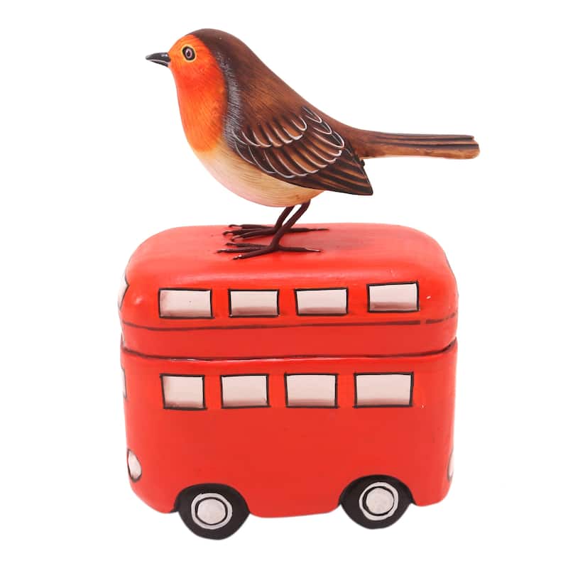 Novica Handmade Sightseeing Wood Statuette