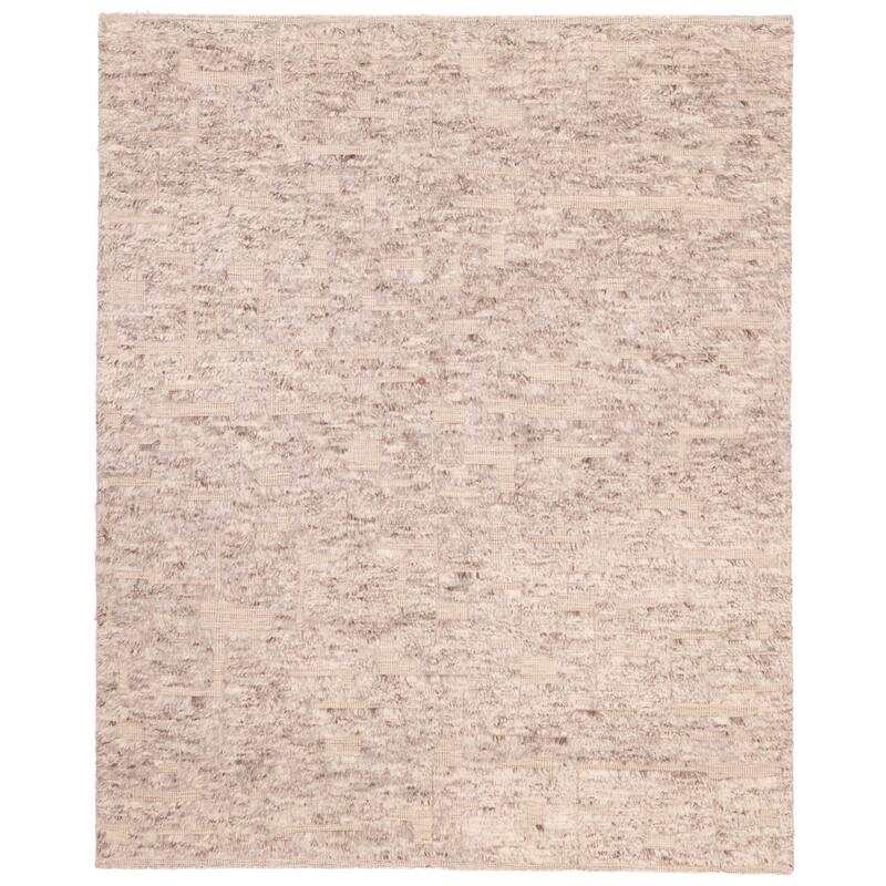 ECARPETGALLERY Hand-knotted Looma Grey, Taupe Wool Rug - 7'11 x 10'2