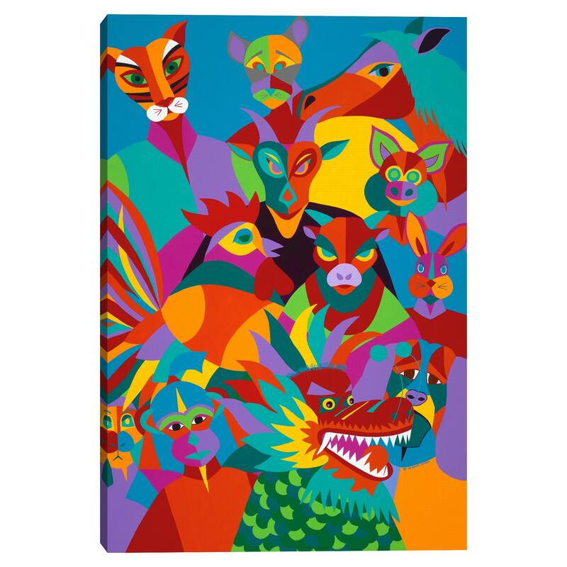 Chinese New Year by Synthia SAINT JAMES Canvas Art Print
