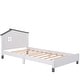 preview thumbnail 11 of 25, Twin Wood Platform Bed with House-Shaped Headboard - Sturdy Pine Construction