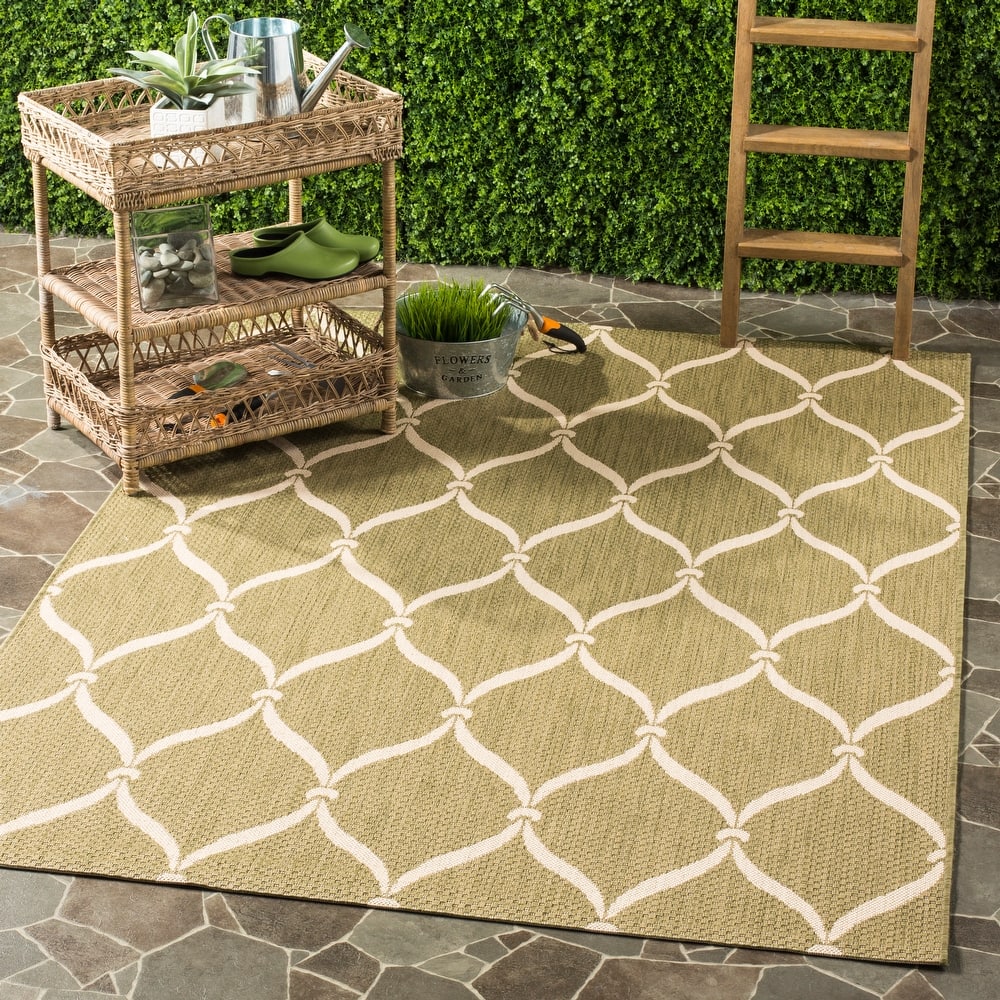 SAFAVIEH Courtyard Liya Indoor/ Outdoor Waterproof Patio Backyard Rug