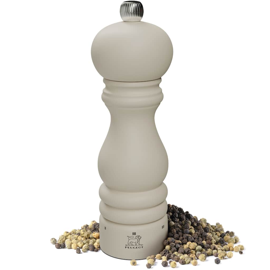 Peugeot Paris uSelect Stainless Steel Beechwood Manual Pepper Mill Adjustable Grinding