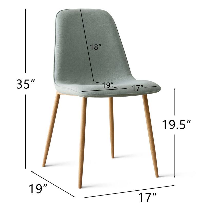 Upholstered Full Back Side Dining Chair(Set of 8)
