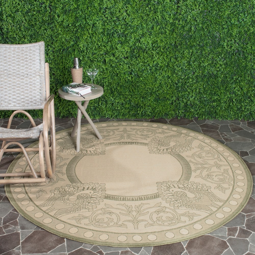 SAFAVIEH Courtyard Kitija Indoor/ Outdoor Waterproof Patio Backyard Rug
