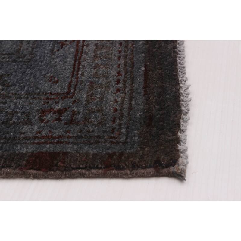 ECARPETGALLERY Hand-knotted Vibrance Grey Wool Rug - 8'0 x 9'7