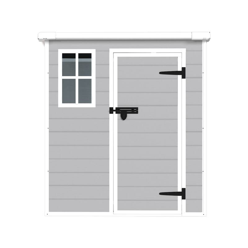 Waterproof Outdoor Storage Shed with Window, Lockable Doors and Vents