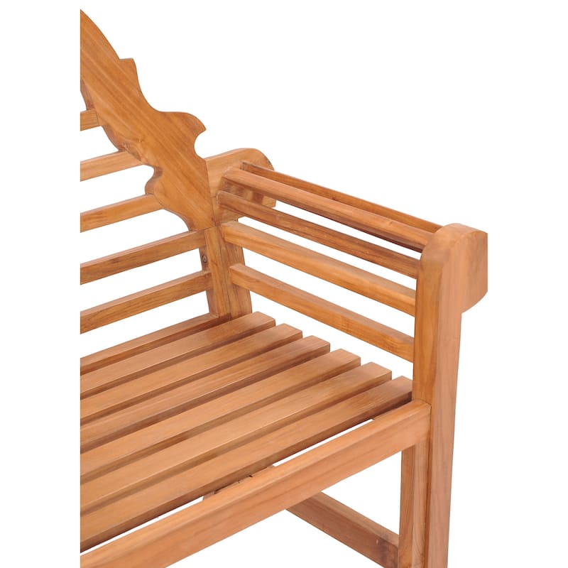 Chic Teak Lutyens Teak Wood Indoor/ Outdoor Dining Arm Chair