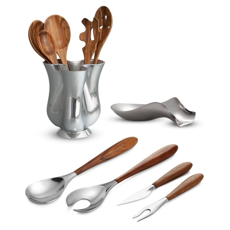 Nambe Curvo Ladle - 12.5” x 3”