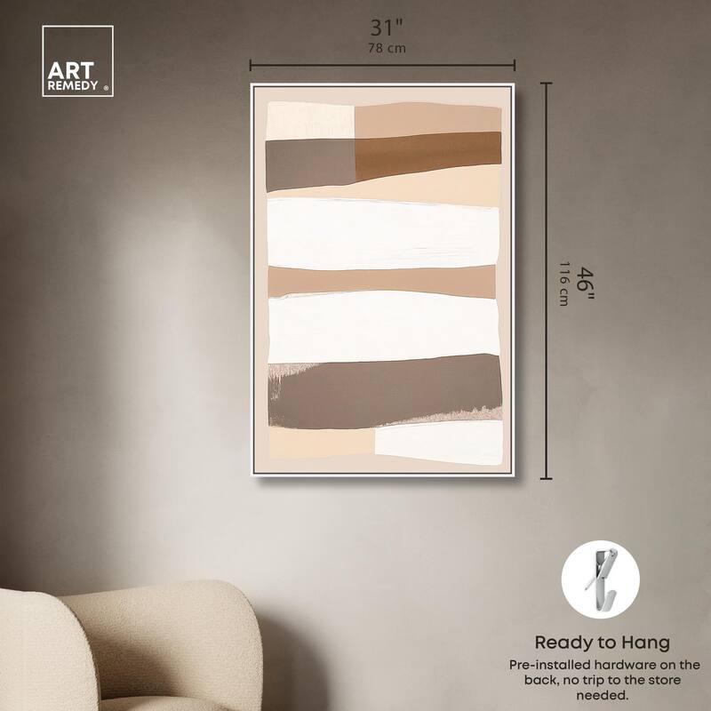 Linear Landscape I Canvas by Art Remedy