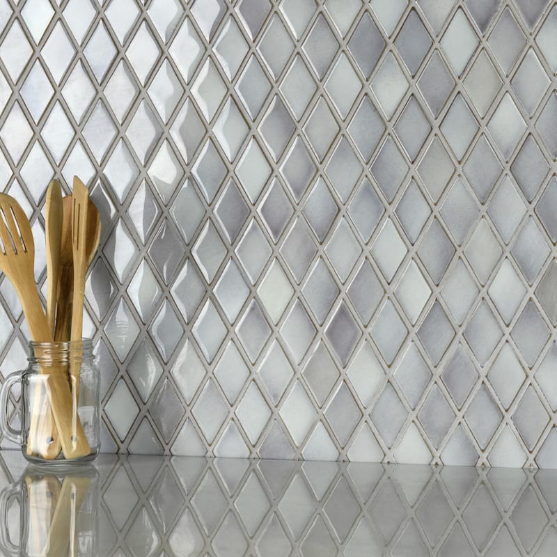 Merola Tile Hudson Kite Grey Eye 10-1/8" x 11-3/4" Porcelain Floor and Wall Tile