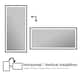 Wall Mounted Back Light Bathroom Framed LED Mirror Anti- Fog With Dimmable Light Touch Sensor And Memory Function