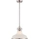 preview thumbnail 2 of 5, Quoizel Grant 14" Pendant Light in Brushed Nickel