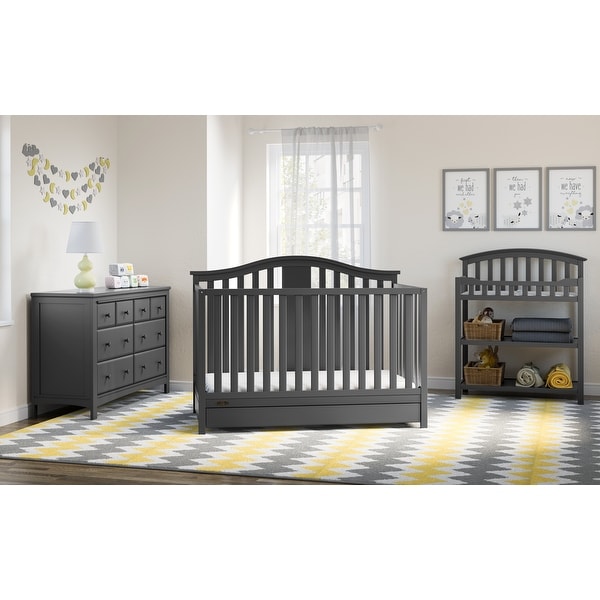 solano crib with drawer