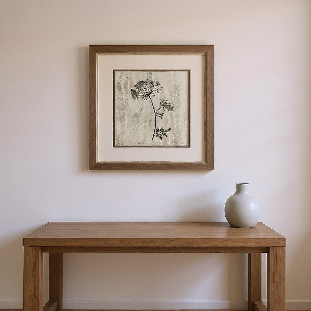 HomeRoots Set Of Two Sumi-e Silhouette I Silver Framed Wall Art