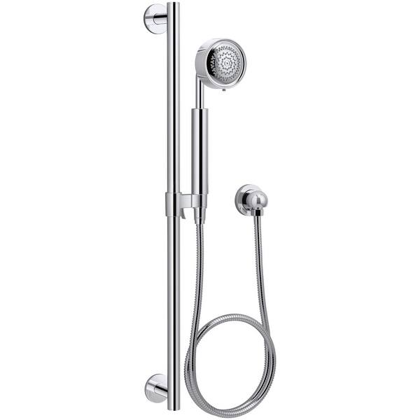 Kohler K 76467 Purist Handshower Kit With Slide Bar Shower Hose And Wall Supply Kohler K 76467 Purist Handshower Kit With Slide Bar Shower Hose And Wall Supply