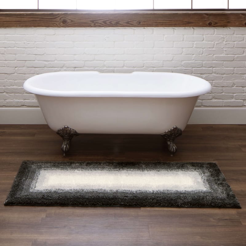 Mohawk Home Machine Washable Ombre Border Bath Rug