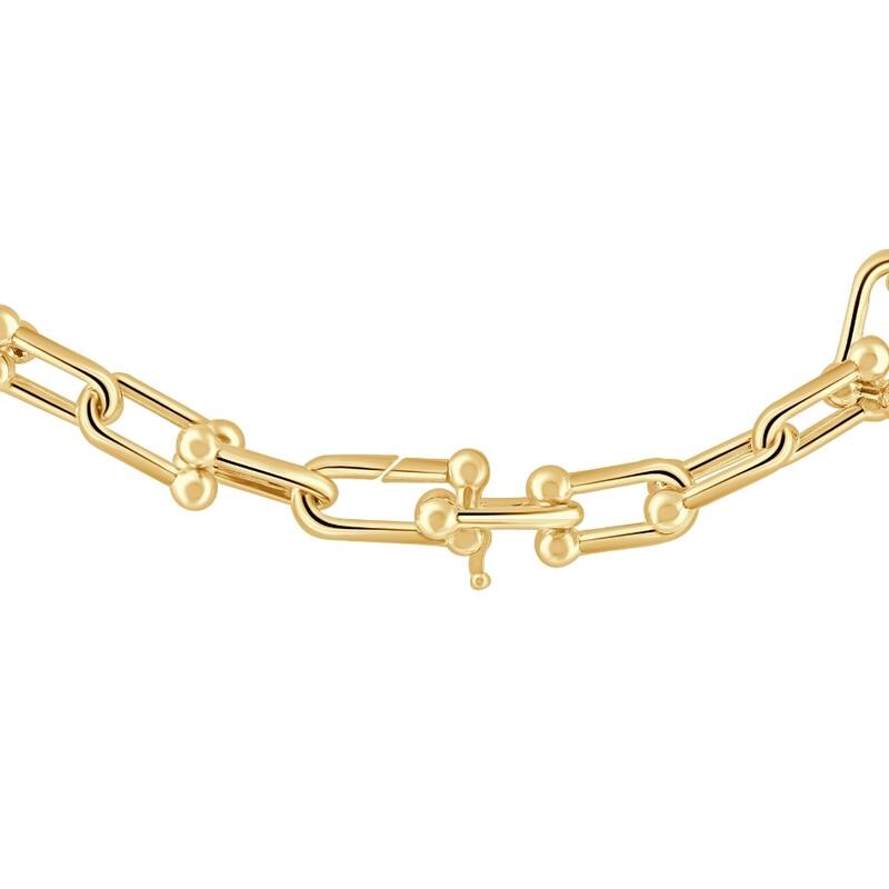 Yellow Gold Women's 24" Chain Necklace 26 Grams 7.5mm Thick