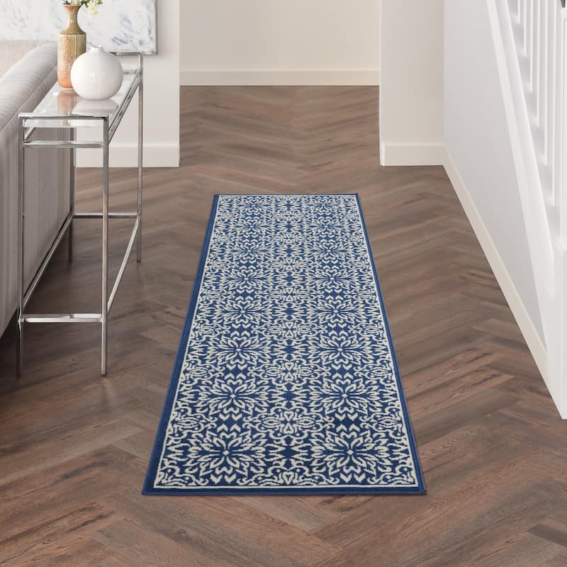 Nourison Jubilant Floral Medallion Area Rug