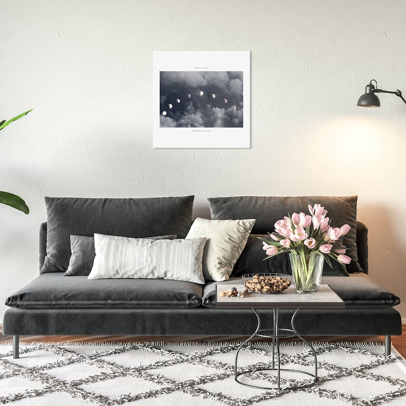 Wynwood Studio Prints Astronomy and Space Winter Solstice Gray and Tan Transitional Wall Art Canvas Print - 20 x 20