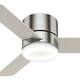 Hunter 44" Minimus Low Profile Ceiling Fan with LED Light, Handheld Remote
