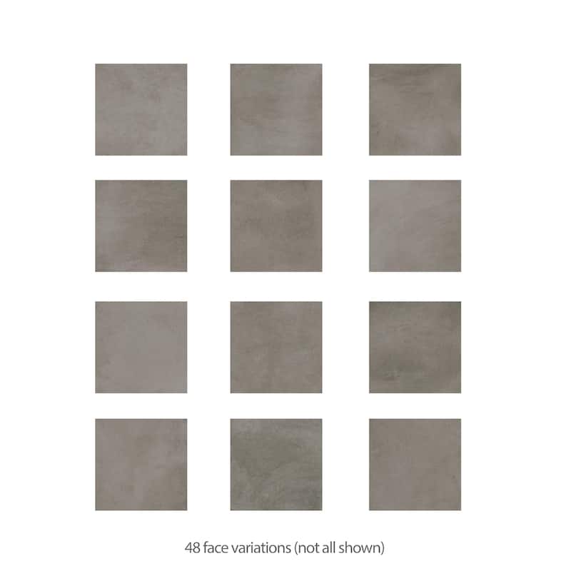 Merola Tile Laverton Taco Grafito 1-5/8" x 1-5/8" Porcelain Floor and Wall Tile