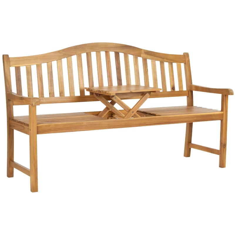 SAFAVIEH Outdoor Graciela Bench - 63Wx25Dx38H