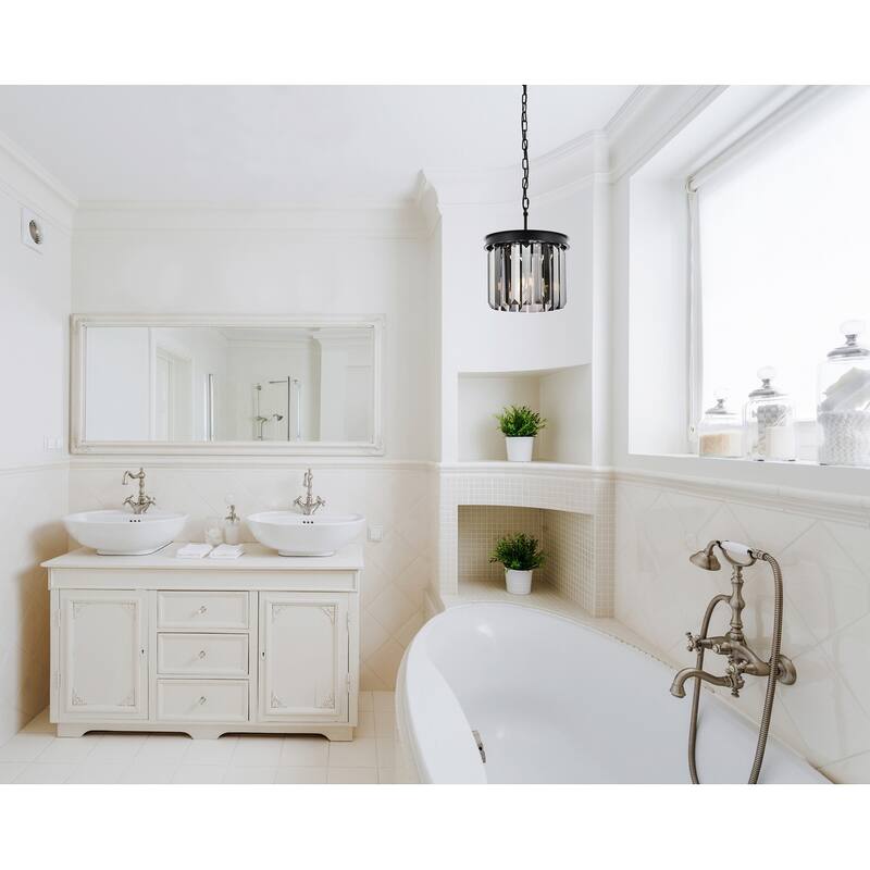 Royce Edge 3-Light Matte Black Pendant