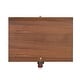 preview thumbnail 14 of 12, Furniture of America Forma Mid-Century Modern Walnut Solid Wood Nightstand With LED Light and USB Ports (Set of 2)