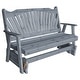 preview thumbnail 16 of 16, Pine 5' Fanback Glider Gray Stain