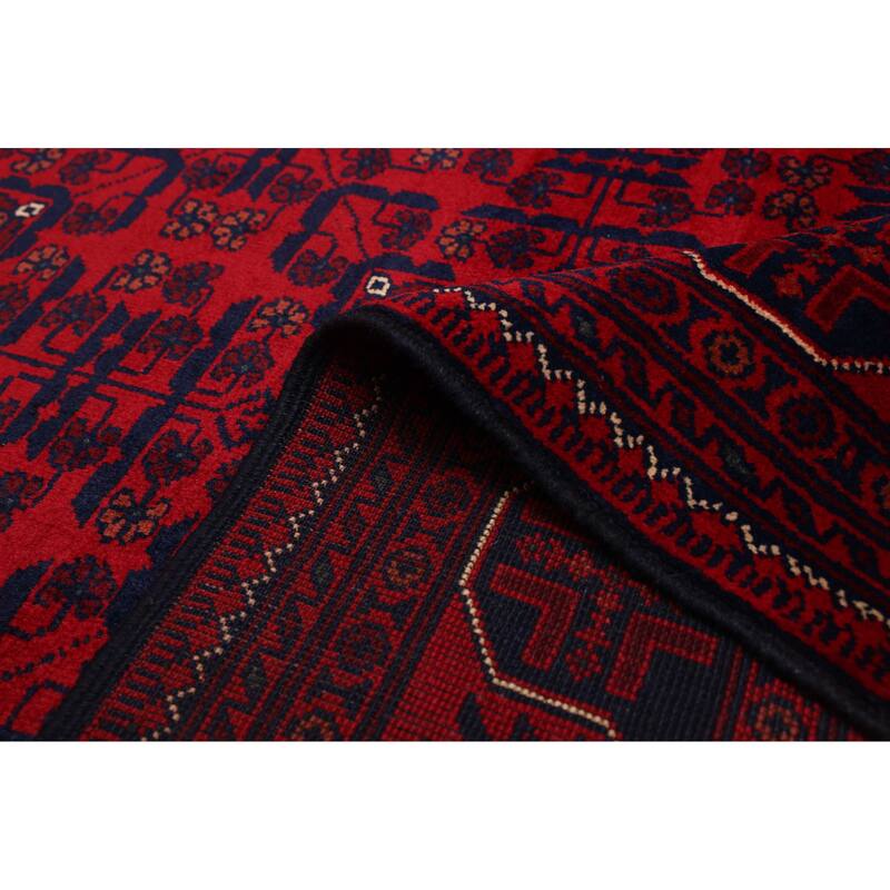 ECARPETGALLERY Hand-knotted Finest Khal Mohammadi Red Wool Rug - 6'7 x 10'0