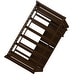 preview thumbnail 4 of 6, Espresso Twin over Full Solid Wood Bunk Bed with Ladder for Kids, Boys and Girls, Bedroom