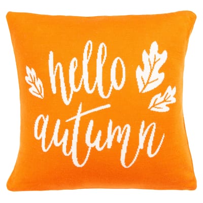 SAFAVIEH Hello Autumn 18-inch Square Decorative Accent Throw Pillow