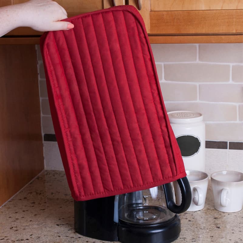 Solid Paprika Mixer/Coffee Maker Cover, Appliance Not Included - N/A