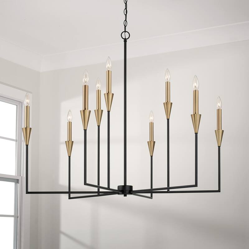 Avant 9-Light Chandelier - 41.75"W x 35.25"H