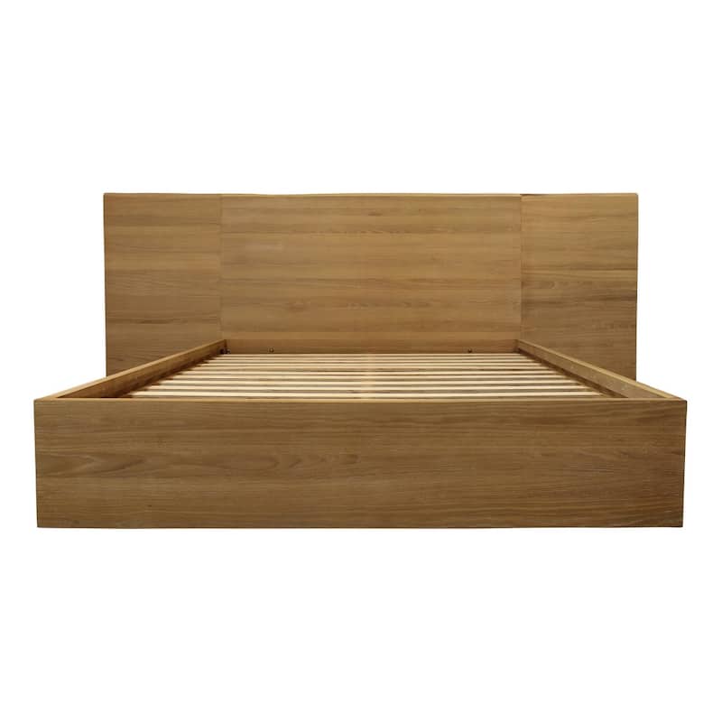 Natural Wood King Bed Frame