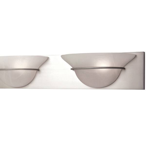 Shop Craftmade 17136 3 Moonglow 36 Wide 3 Light Bathroom Vanity Light Brushed Nickel Overstock 12986818