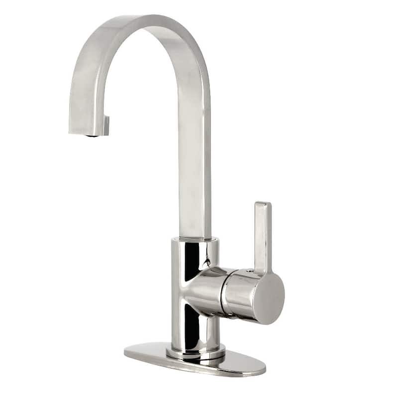 Kingston Brass LS861CTL Continental 1.8 GPM Single Hole Bar Faucet - Polished Nickel