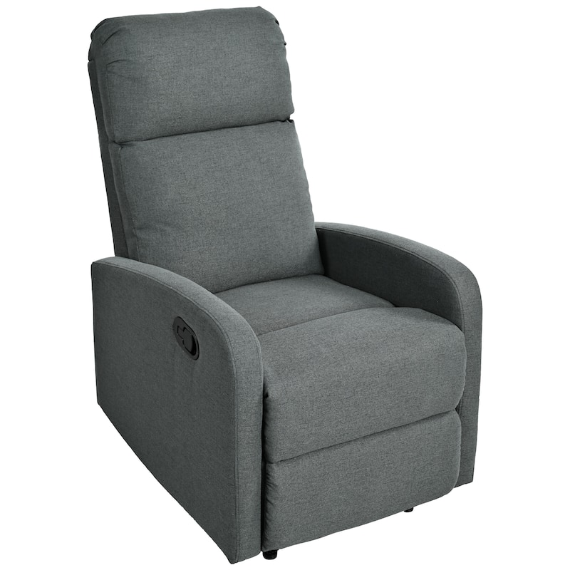 Modern Lounge Chaise Chair, Home Theater Manual Recliner Chair, Accent Chair with Three Adjustable Angles
