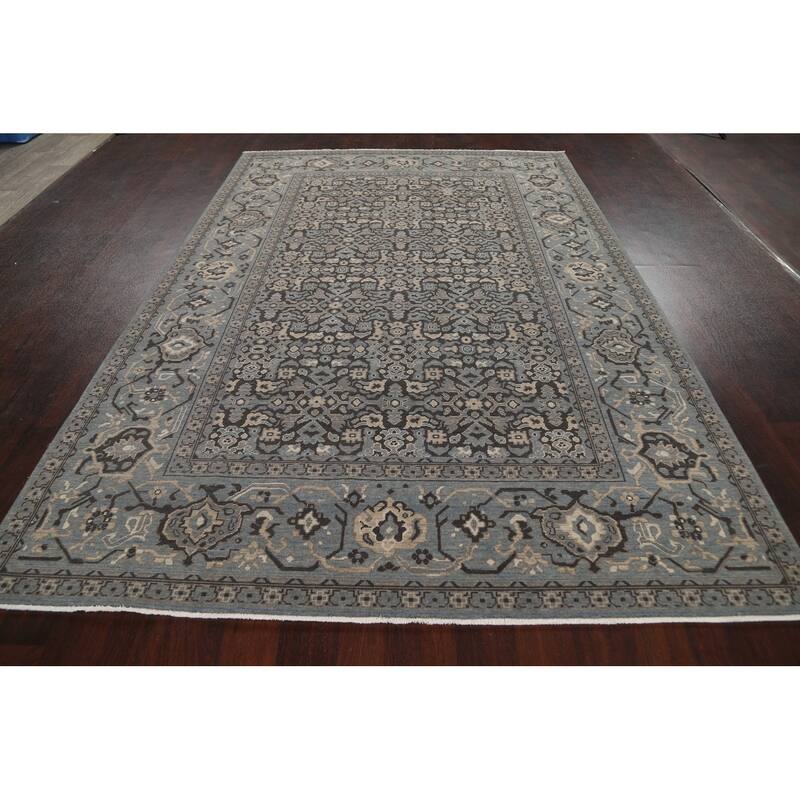 Traditional Geometric Ziegler Turkish Living Room Area Rug Wool Carpet - 6'7" x 9'10"