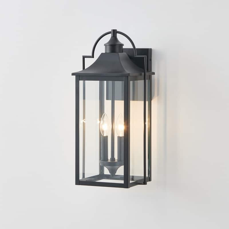 KAWOTI 2-Light Outdoor Lantern Wall Sconce - W9.38" * E9" * H20"