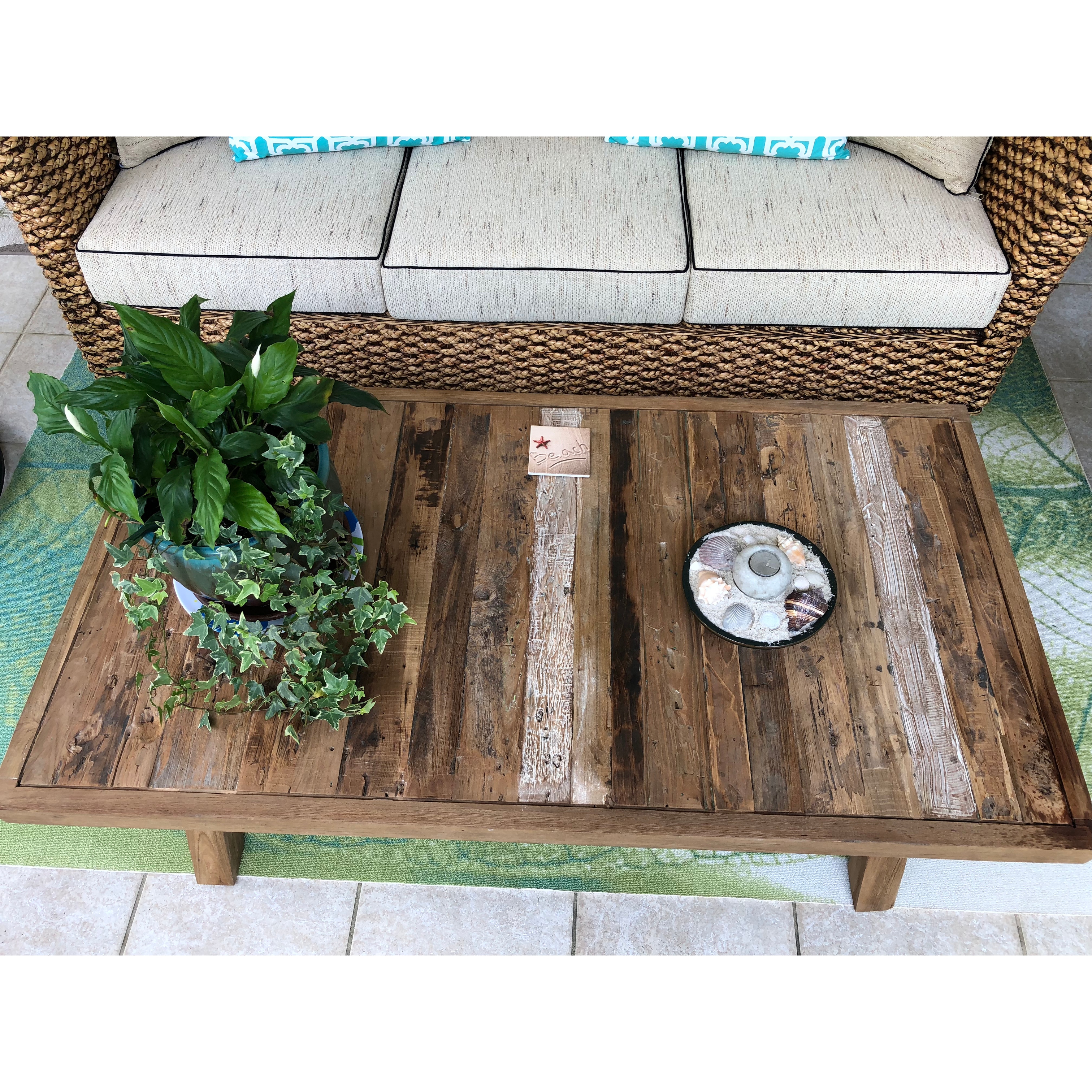 Chic teak coffee table store