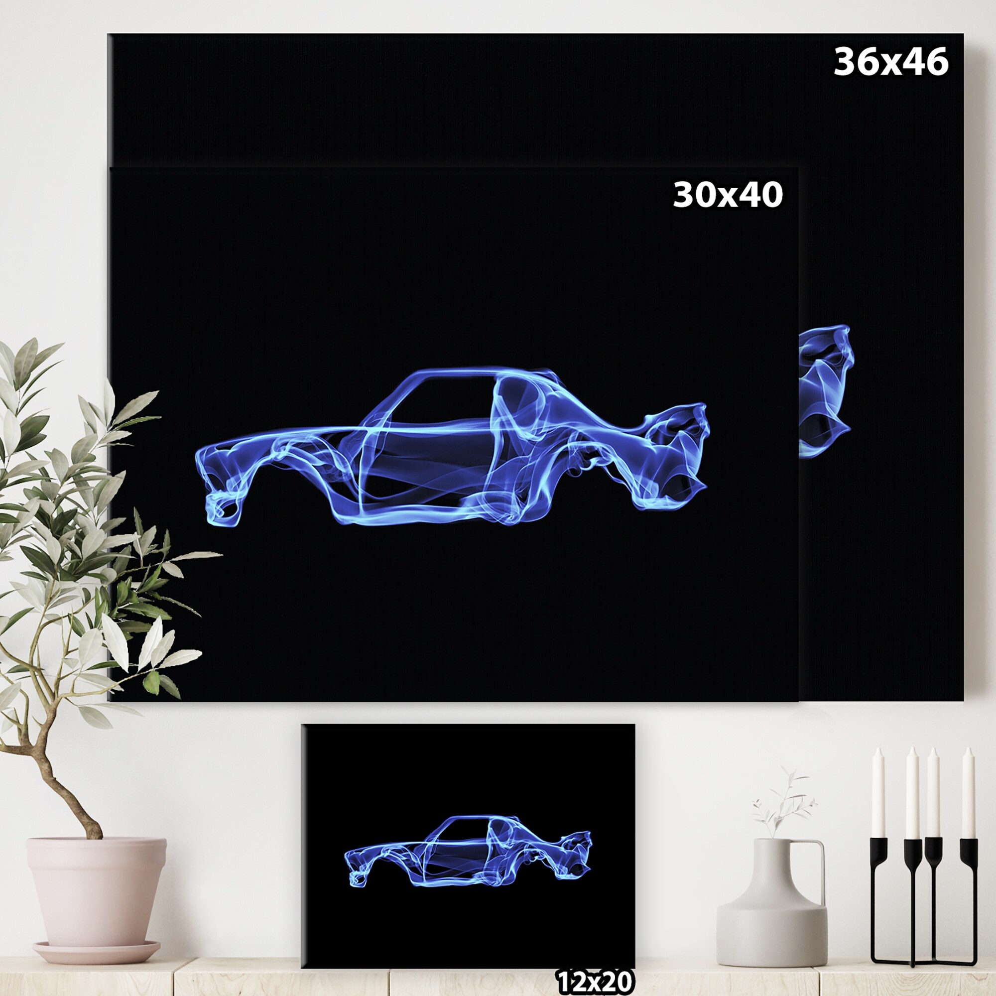 Shop Designart Bmw 30 Csl Modern Contemporary Gallery Wrapped