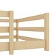 preview thumbnail 32 of 34, Floor Bed with Fence,Wood Kids Bed,Twin Size