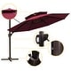 preview thumbnail 13 of 34, 11.5-foot Outdoor Round Cantilever Umbrella
