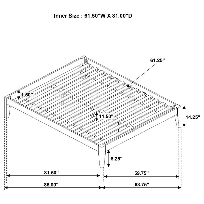 Hounslow Transitional Universal Platform Bed