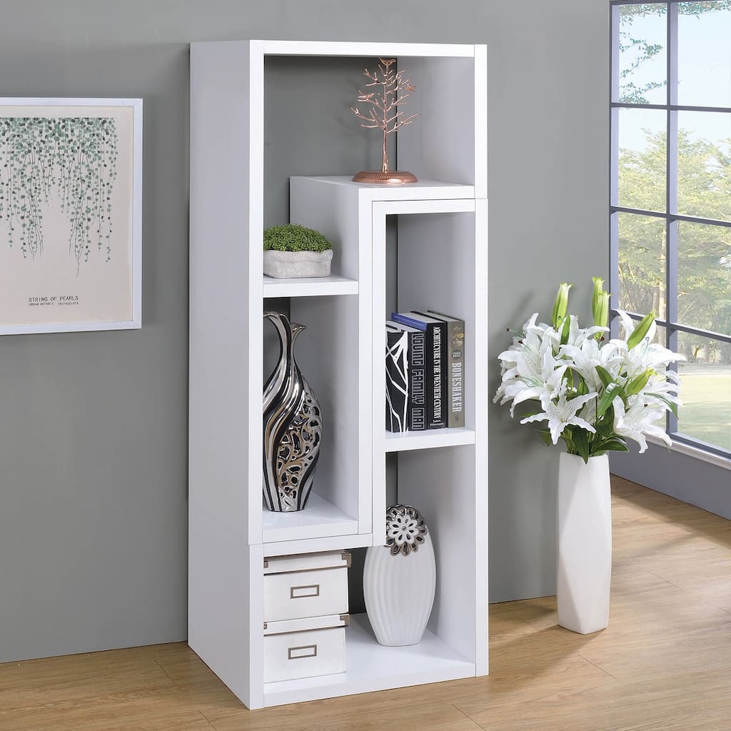 Convertible TV Console And Bookcase