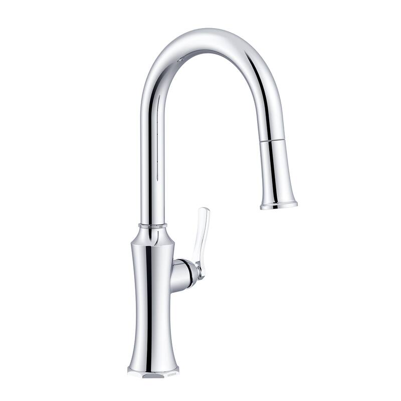 Gerber D454028 Draper 1.75 GPM Single Hole Pull Down Kitchen Faucet